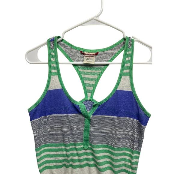 Y2K Unionbay Striped Racerback Tank Top – Size Small - Picture 3 of 8